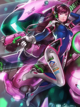 [Overwatch] D.VA 驾驶服合集_2397805