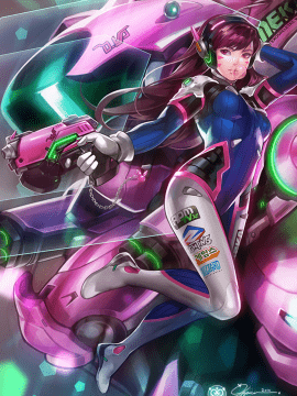 [Overwatch] D.VA 驾驶服合集_2550505