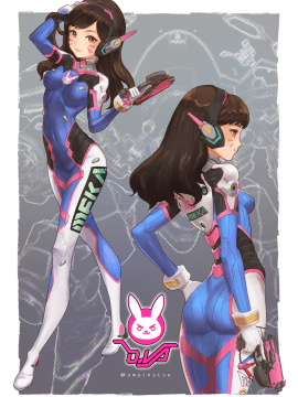 [Overwatch] D.VA 驾驶服合集_2591112