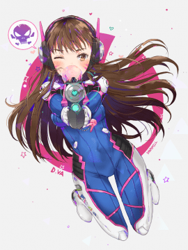 [Overwatch] D.VA 驾驶服合集_2417506