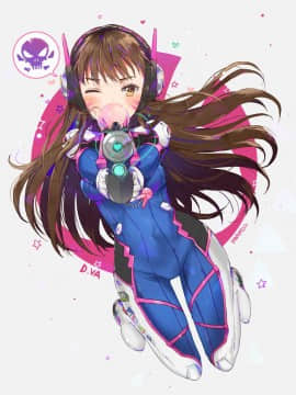 [Overwatch] D.VA 驾驶服合集_2433387