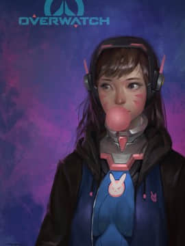 [Overwatch] D.VA 驾驶服合集_2658727