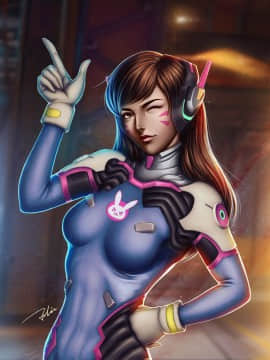 [Overwatch] D.VA 驾驶服合集_2560944