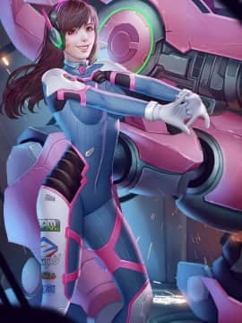 [Overwatch] D.VA 驾驶服合集_2395773