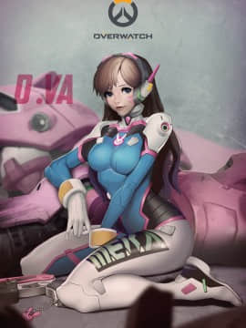 [Overwatch] D.VA 驾驶服合集_2380449