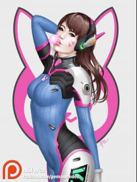 [Overwatch] D.VA 驾驶服合集_2613341