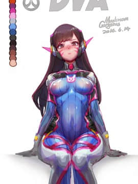 [Overwatch] D.VA 驾驶服合集_2392973