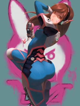 [Overwatch] D.VA 驾驶服合集_2530490