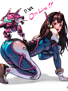 [Overwatch] D.VA 驾驶服合集_2707416