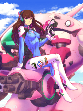 [Overwatch] D.VA 驾驶服合集_2349214