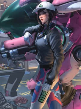 [Overwatch] D.VA 驾驶服合集_3237486