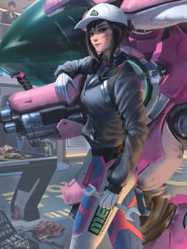 [Overwatch] D.VA 驾驶服合集_3237786