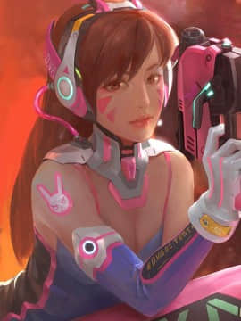 [Overwatch] D.VA 驾驶服合集_2569764