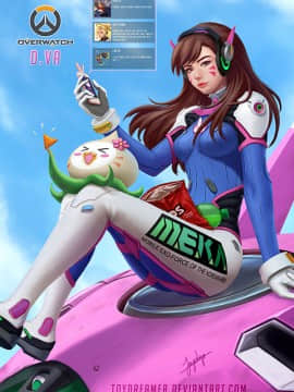 [Overwatch] D.VA 驾驶服合集_2547587