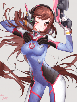 [Overwatch] D.VA 驾驶服合集_2556214