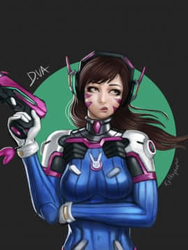 [Overwatch] D.VA 驾驶服合集_2852166