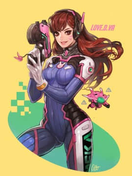 [Overwatch] D.VA 驾驶服合集_2406037