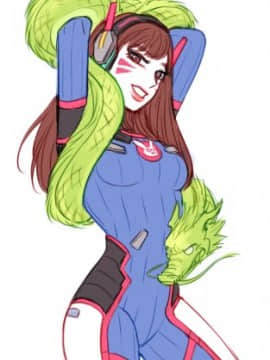 [Overwatch] D.VA 驾驶服合集_2536413