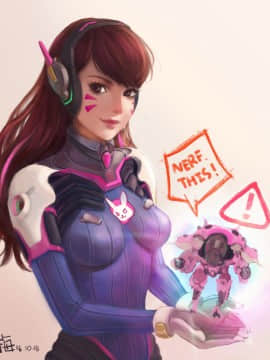 [Overwatch] D.VA 驾驶服合集_2748749