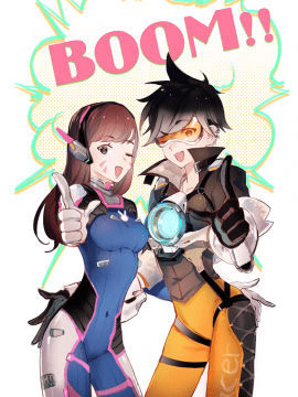 [Overwatch] D.VA 驾驶服合集_2399769