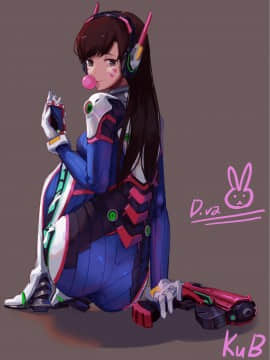 [Overwatch] D.VA 驾驶服合集_2392606