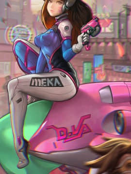 [Overwatch] D.VA 驾驶服合集_2184203