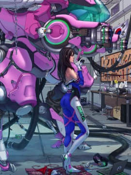 [Overwatch] D.VA 驾驶服合集_2442162