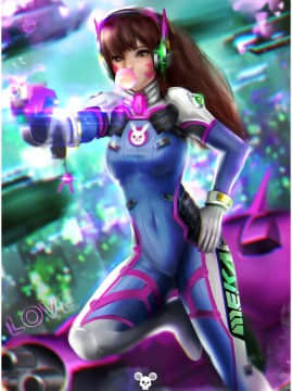 [Overwatch] D.VA 驾驶服合集_3201256