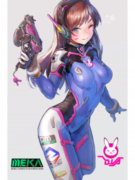 [Overwatch] D.VA 驾驶服合集_3504445