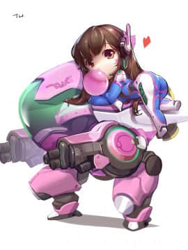 [Overwatch] D.VA 驾驶服合集_2563077