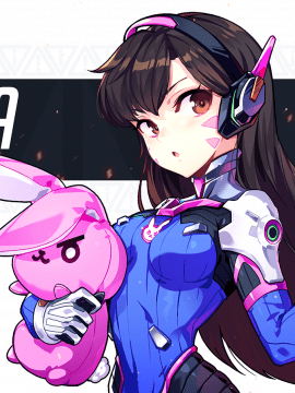 [Overwatch] D.VA 驾驶服合集_2395568