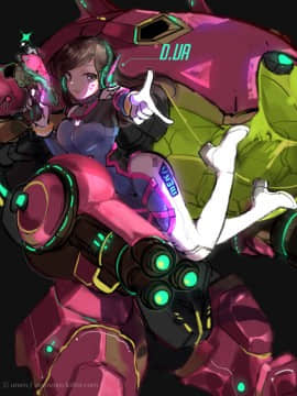 [Overwatch] D.VA 驾驶服合集_2401666