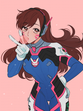 [Overwatch] D.VA 驾驶服合集_2514432