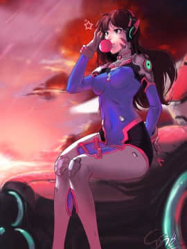 [Overwatch] D.VA 驾驶服合集_2503973