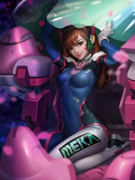 [Overwatch] D.VA 驾驶服合集_2404621