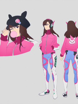 [Overwatch] D.VA 驾驶服合集_2635313