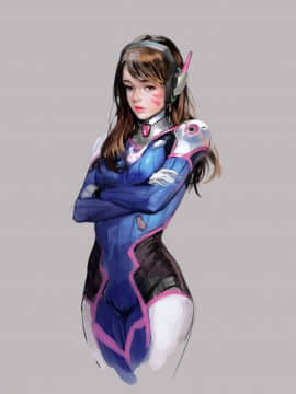 [Overwatch] D.VA 驾驶服合集_2850593