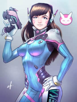 [Overwatch] D.VA 驾驶服合集_2562166