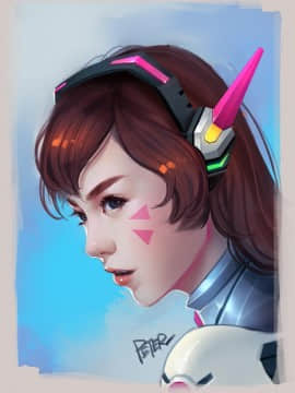 [Overwatch] D.VA 驾驶服合集_3149135