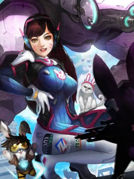 [Overwatch] D.VA 驾驶服合集_2371905