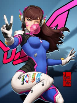 [Overwatch] D.VA 驾驶服合集_3083846