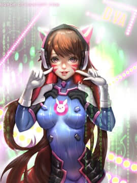 [Overwatch] D.VA 驾驶服合集_2667142