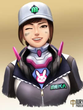 [Overwatch] D.VA 驾驶服合集_3254181