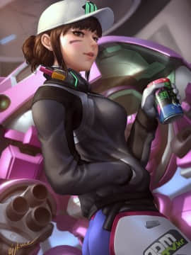 [Overwatch] D.VA 驾驶服合集_3238098