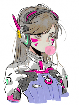 [Overwatch] D.VA 驾驶服合集_2766276