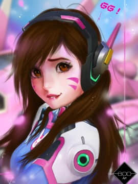 [Overwatch] D.VA 驾驶服合集_2441231