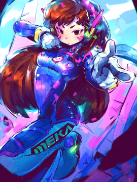 [Overwatch] D.VA 驾驶服合集_2748380