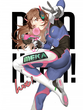 [Overwatch] D.VA 驾驶服合集_2618509