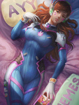 [Overwatch] D.VA 驾驶服合集_2467603