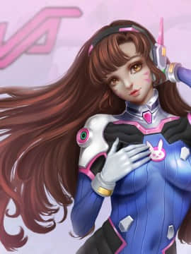 [Overwatch] D.VA 驾驶服合集_2512051